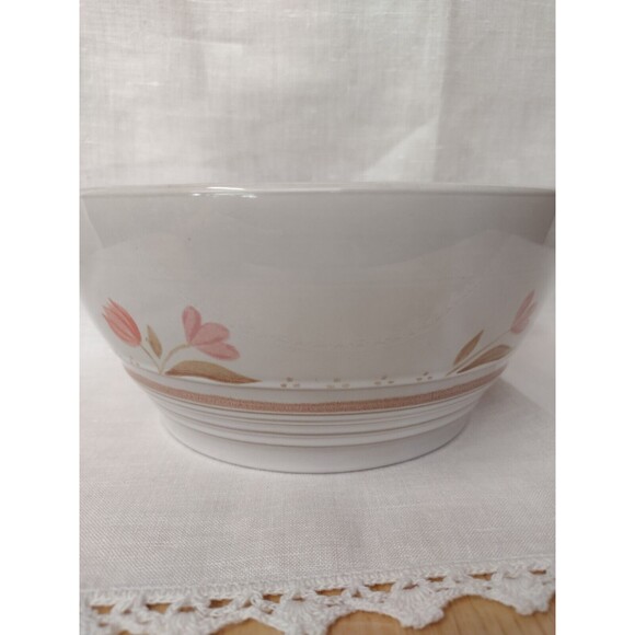 Franciscan Betsy Tulip 8" Serving Bowl Stoneware USA VTG 1979-1982  RARE - EUC - Picture 3 of 7